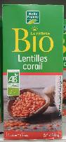 Lentilles corail Bio, (450g)
