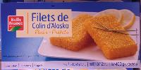 Filets de colin l'Alaska pan, prfrits, (400g)