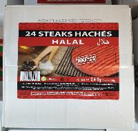 Steaks hachés pur bœuf (2,4 kg)