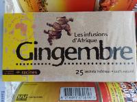 Th gingembre en Infusion ( 25 Sachets)