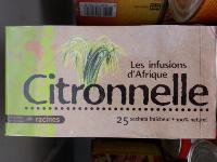 Th Citronnelle en Infusion (25 sachets)