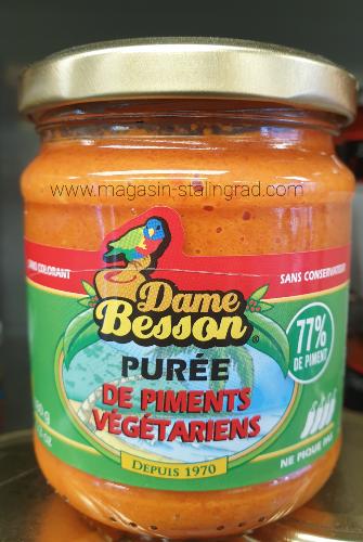 Purée de piments végétariens, Dame Besson, 90g