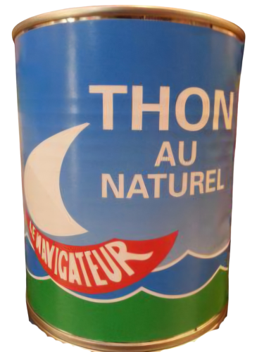 Thon entier au naturel (800g)
