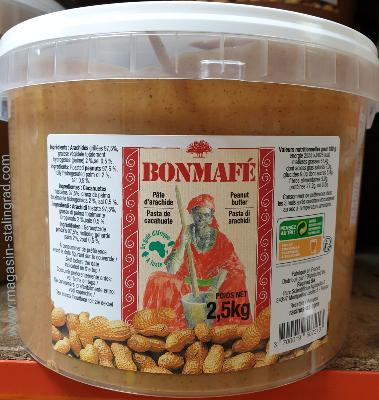 Pâte d'arachide Bonmafé (2,5kg)