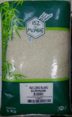 Riz long blanc surinam (5kg)