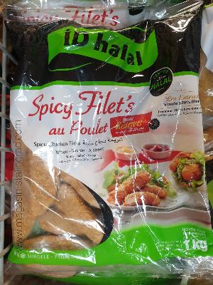 Spicy au poulet surgelée (1kg)*