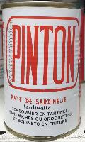 Pâte de Sardinelle, Pinton,  380g.