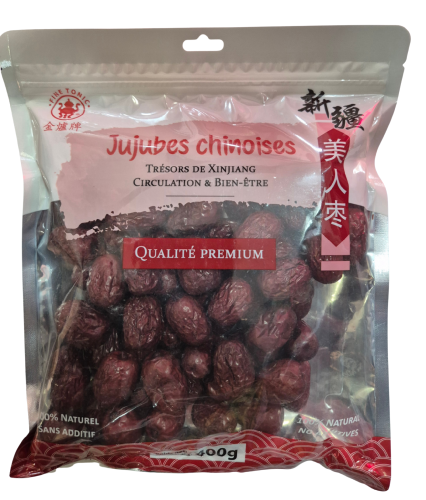 Jujubes ou dattes chinoises, 400g.