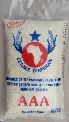 Riz parfumé cassé 1 fois étoile d'Afrique (5kg)