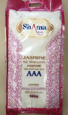 Riz thaï long parfumé shama (10kg)