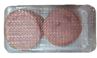 Bacon de dinde, frais, 500g.