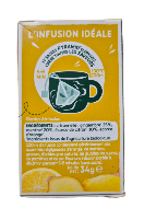 Infusion gingembre citron, Racine, 34g.