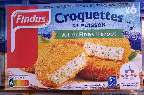 Croquettes de poisson surgelé