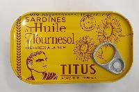 Sardine à l'huile de tournesol, Titus, 90g