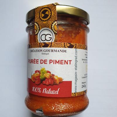 Purée de piment 100% naturel (200g)