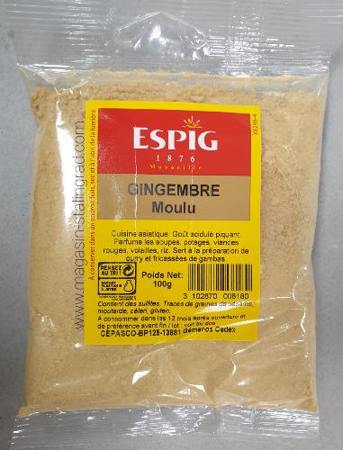 Gingembre moulu, 100g