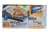 Délice de poulet goût fumé, frais, 850g.