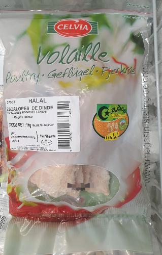 Escalope de dinde surgelée (1kg)