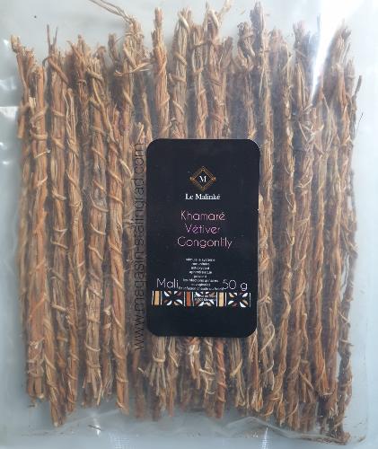 Racine de vétivier, khamaré, gongonlily  (50g)