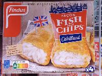 Fish & chips filet de cabillaud, surgel (400g)