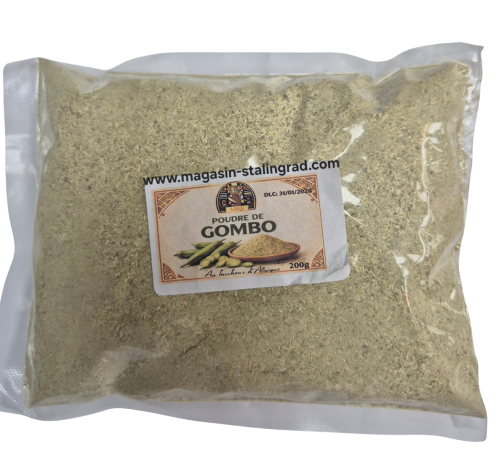 Gombo en poudre 100% naturel (200g)