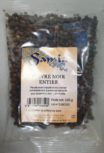 Poivre noir entier (100g)