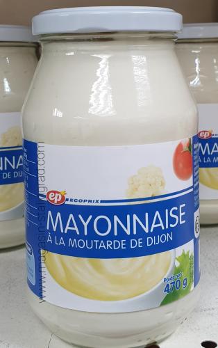 Mayonnaise à la moutarde de Dijon (470g)