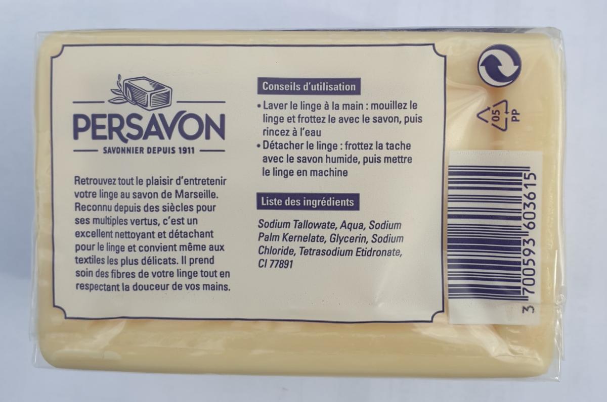 Persavon sans parfum (400g)