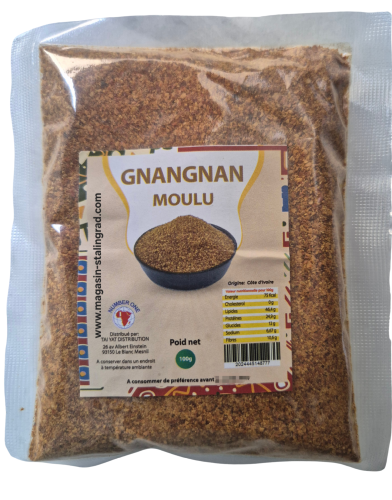 Gnangnan moulu de côte d'Ivoire, 100g