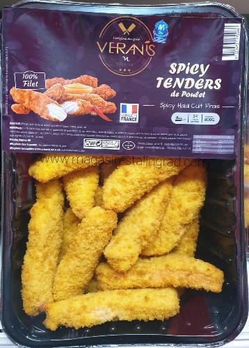 Spicy tenders de poulet frais (800g)