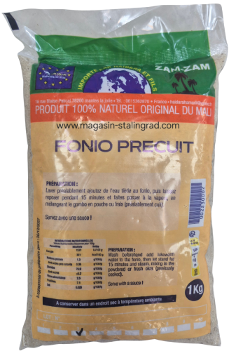 Fonio précuit (1kg)