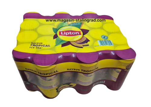 Thé lipton saveur tropical,  24X33cl.