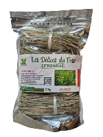 Feuilles de citronnelle séché, 120g.