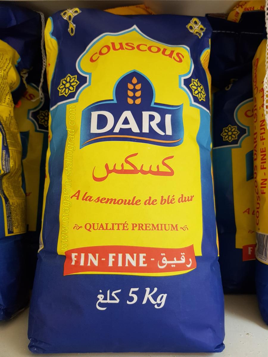 Couscous dari fin, 5 kg.