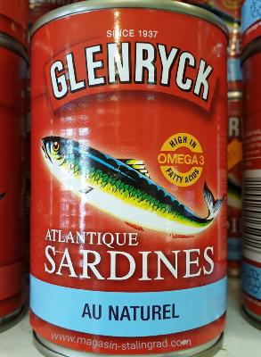 Sardines d'Atlantique naturel (400g)