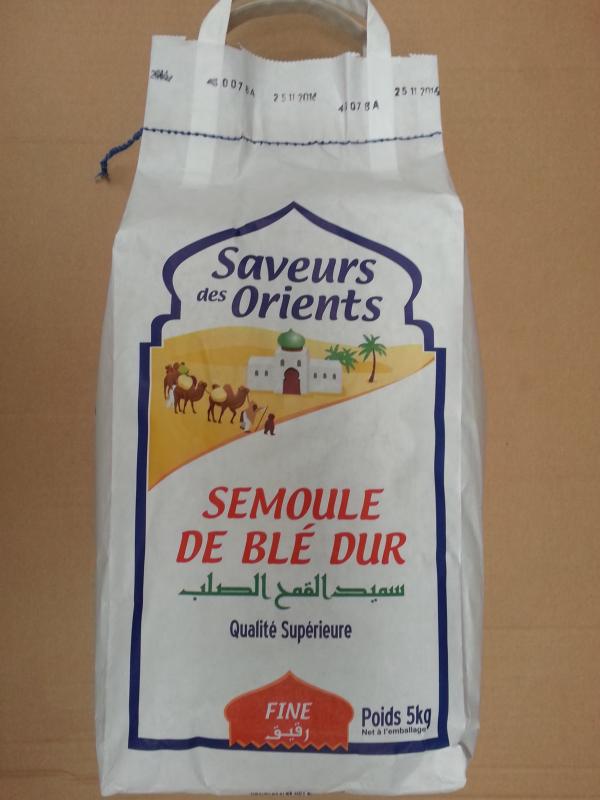 Semoule de Blé dur Fine, (5 kg)