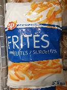 Frites précuites surgelées (2,5kg)