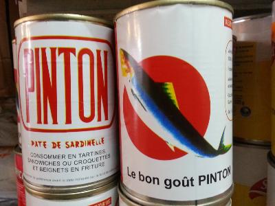 Pâte de Sardinelle, Pinton,  380g.