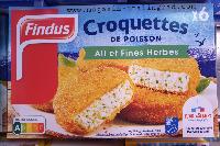 Croquettes de poisson surgelé