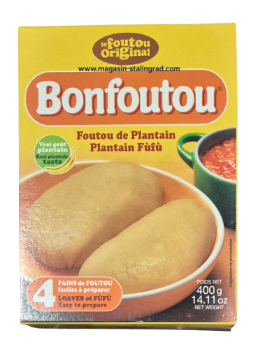 Foutou de plantain, (400g)