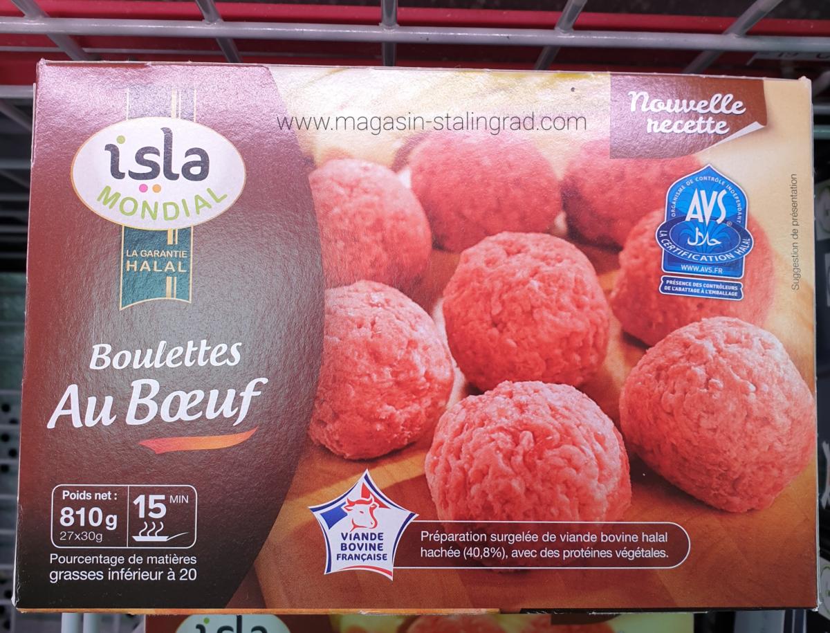 Boulettes au bœuf halal CARREFOUR