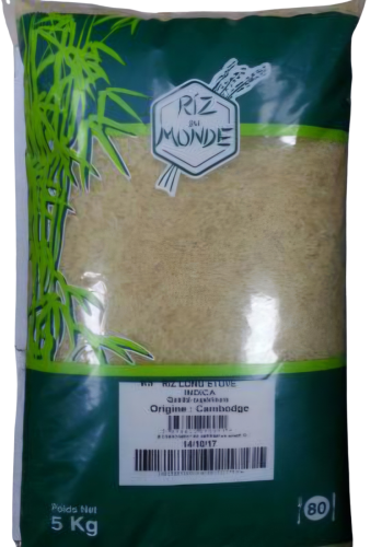 Riz long étuvé indica  (5kg)