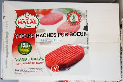 Steaks hachés pur Bœuf (45gX60) 2,7kg