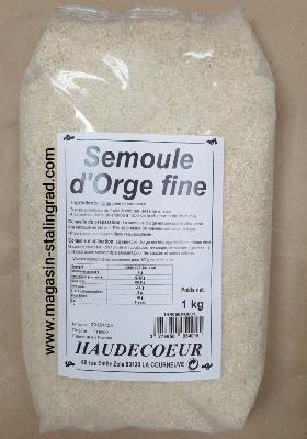 Semoule d'Orge Fine (1kg)