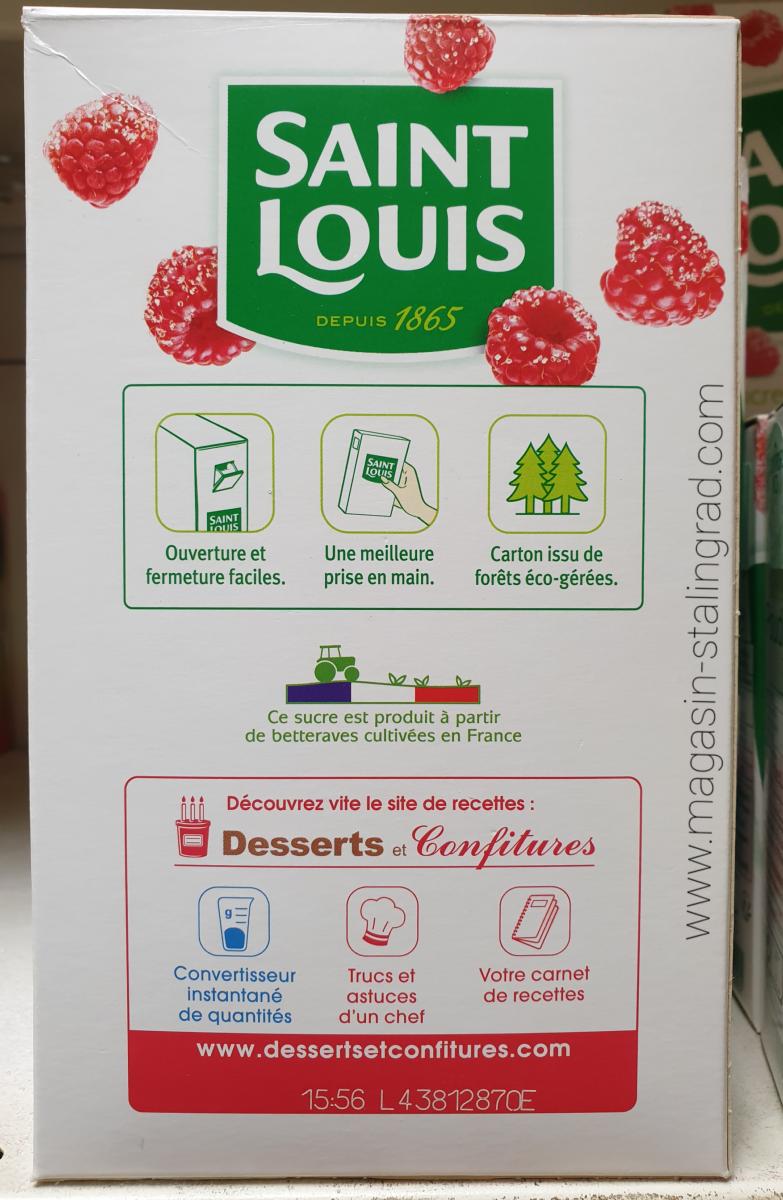 Sucre en poudre, Saint Louis (1 kg)  La Belle Vie : Courses en Ligne -  Livraison à Domicile