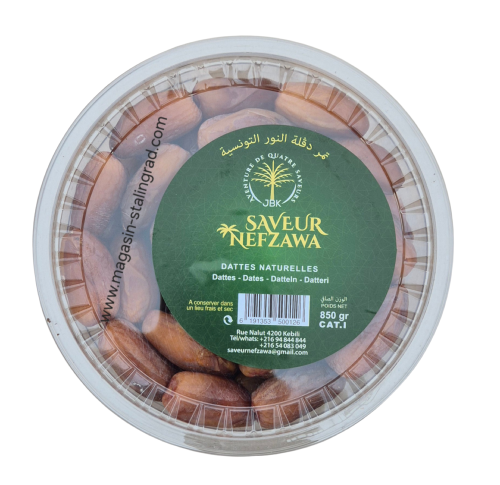 Dates naturelles de Tunisie, 850g