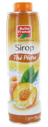 Sirop thé pêche, Belle France(1litre)