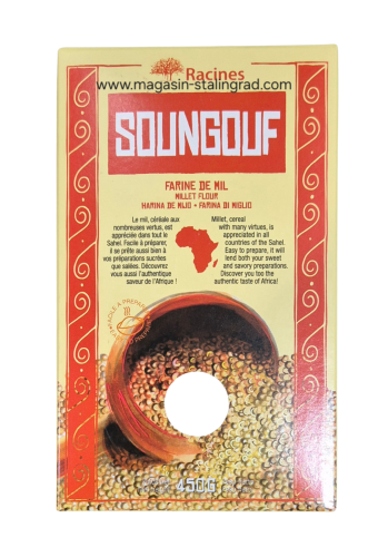 Soungouf ou farine de mil, Racine, 450g