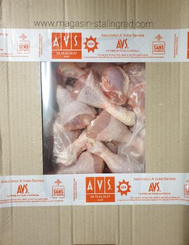 Carton pilon de poulet frais AVS (4kg)