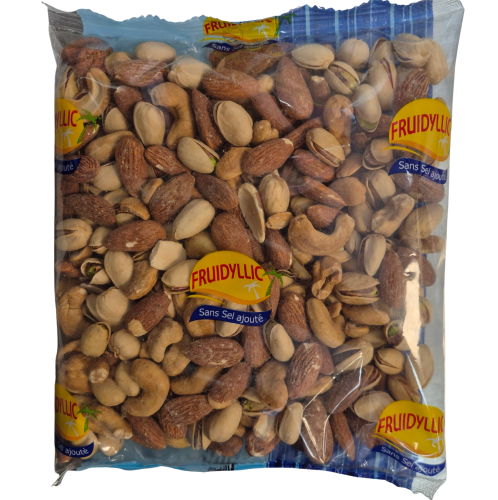 Mélange amandes, pistaches et noix de cajou, 400g